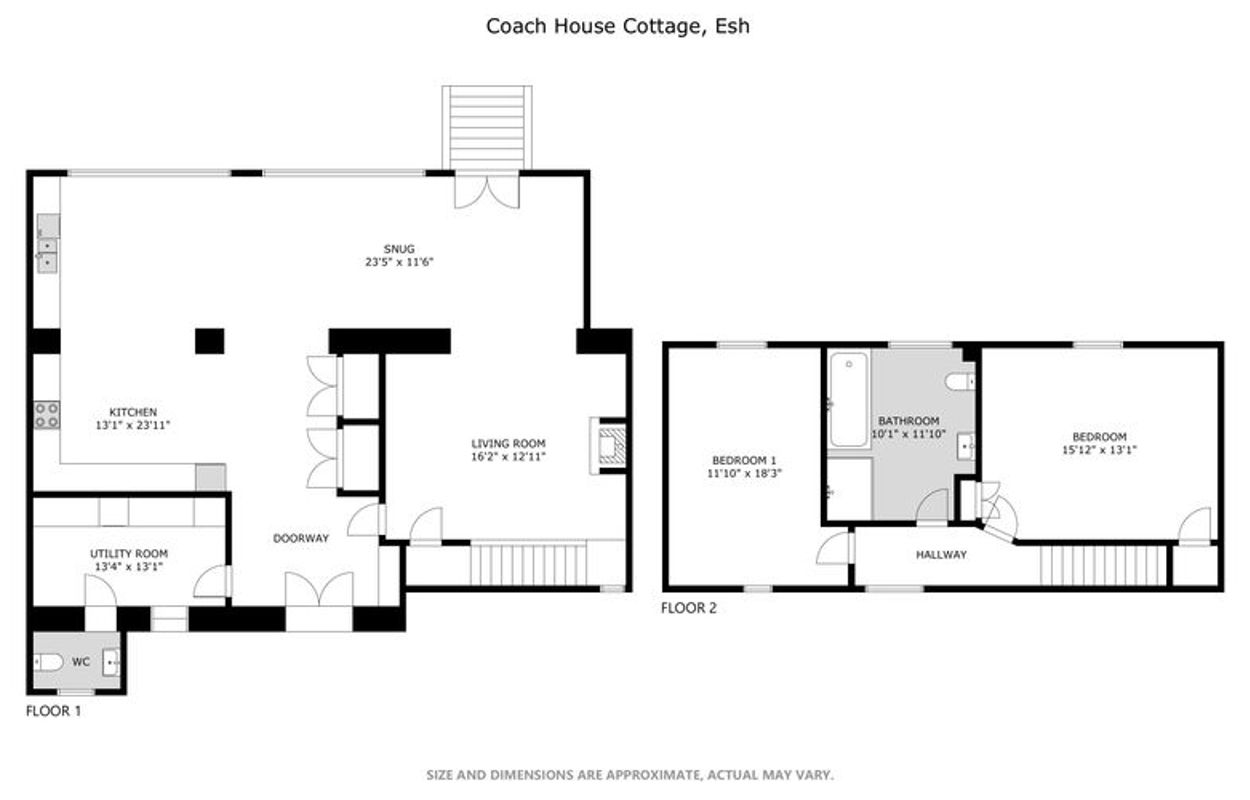 Coach House Cottage, Esh